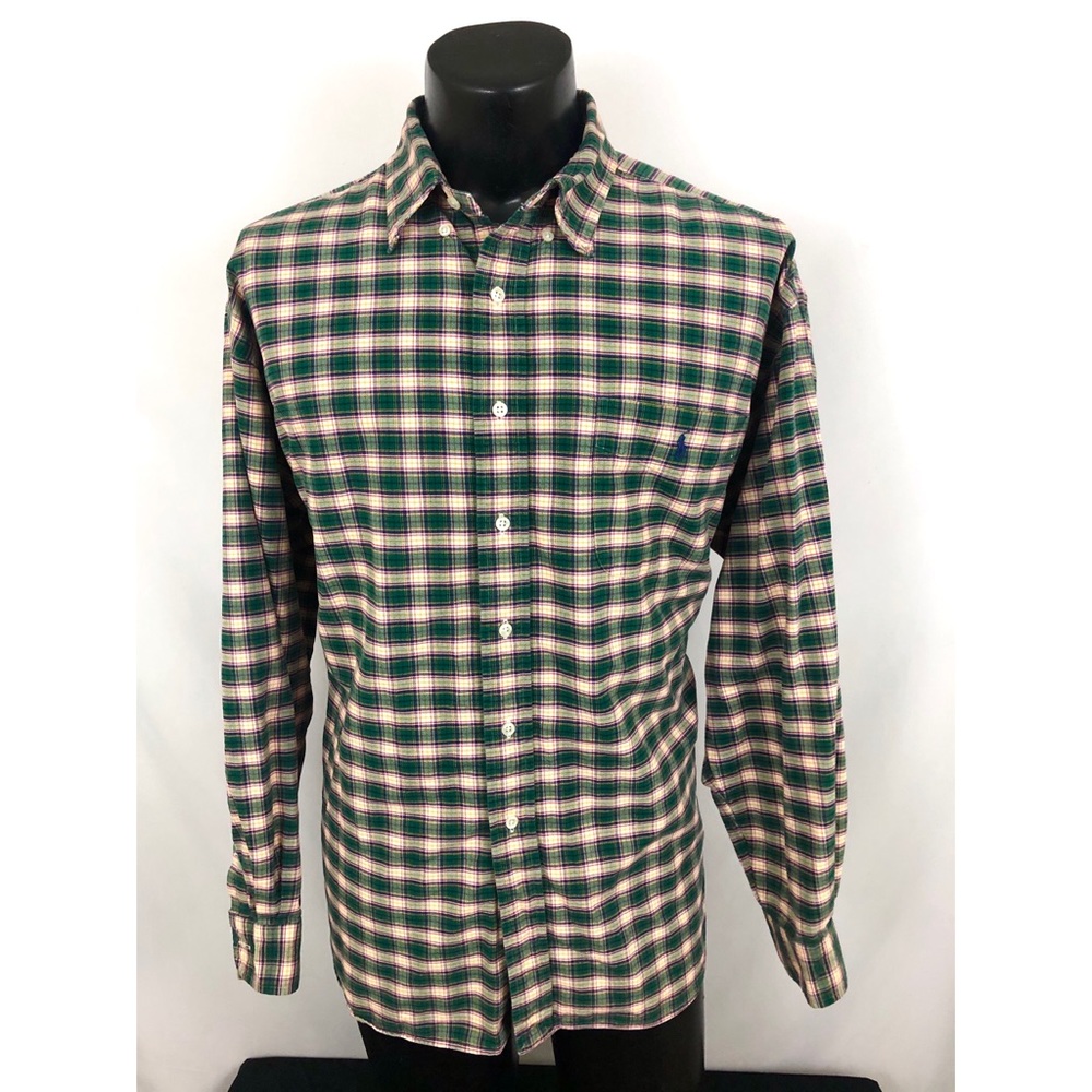 Polo Ralph Lauren Big Shirt Button Up Green XL